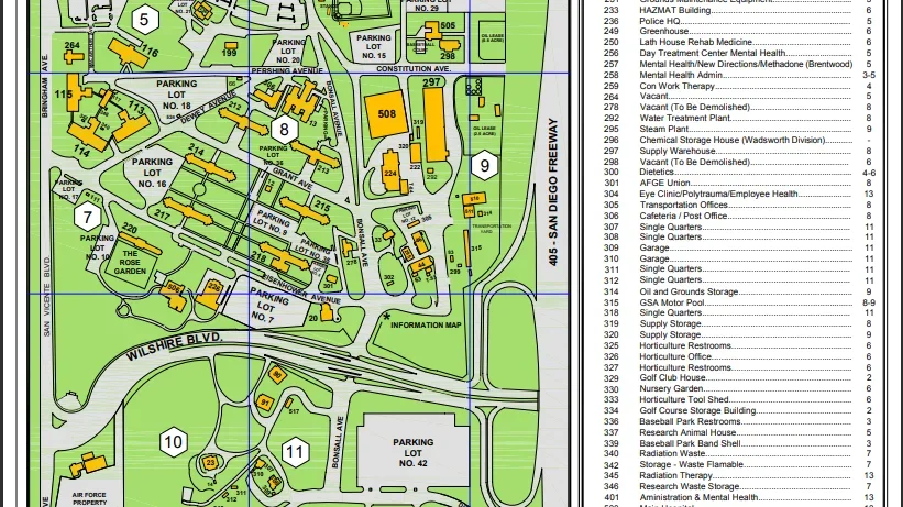West Los Angeles Campus Map