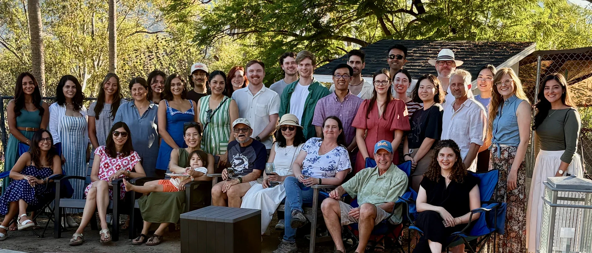 Group photo of the Green Lab members at the Summer 2026 BBQ